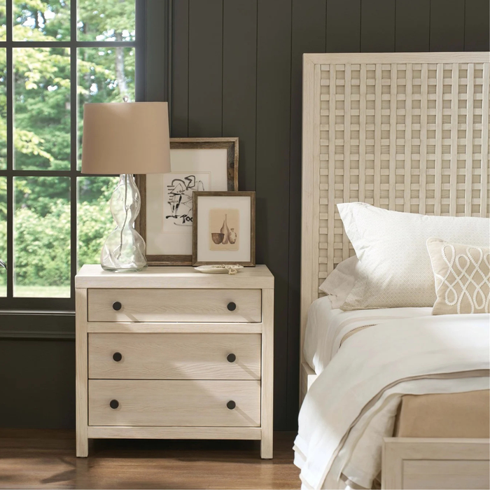 Darcy 3-Drawer Charging Nightstand