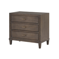 Milo II 3-Drawer Charging Nightstand
