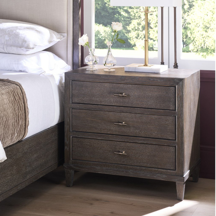 Milo II 3-Drawer Charging Nightstand