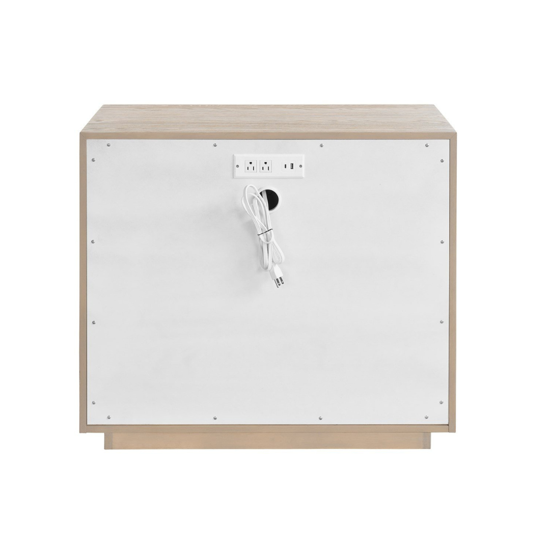 Drift 3-Drawer Plinth Charging Nightstand