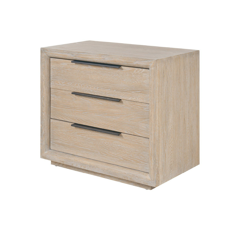 Drift 3-Drawer Plinth Charging Nightstand