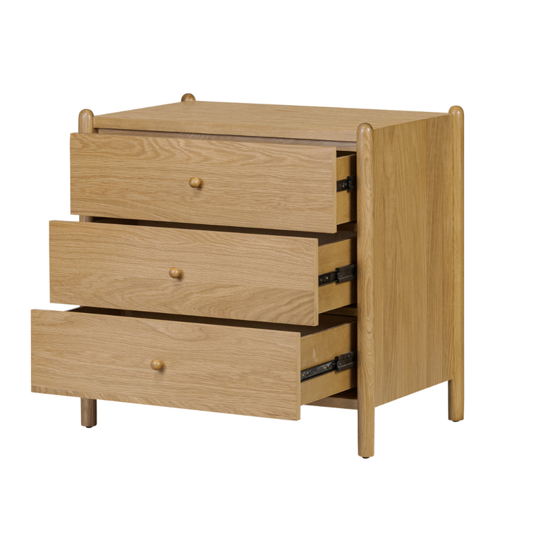 Beale 3-Drawer Nightstand