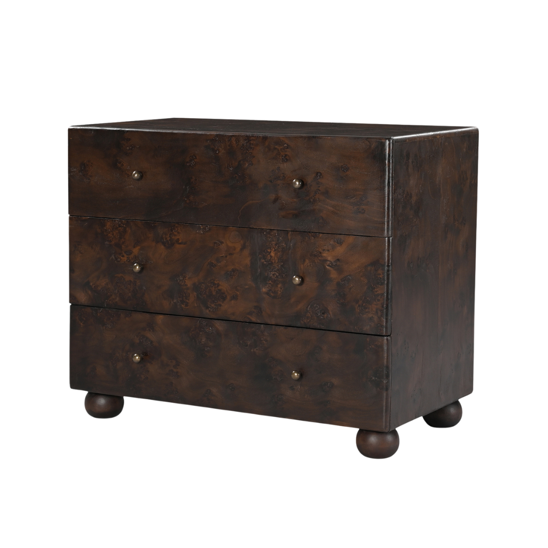 Yani 3-Drawer Nightstand