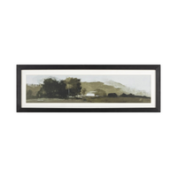 Highland Framed Print in Glass [24"W x 8"H]