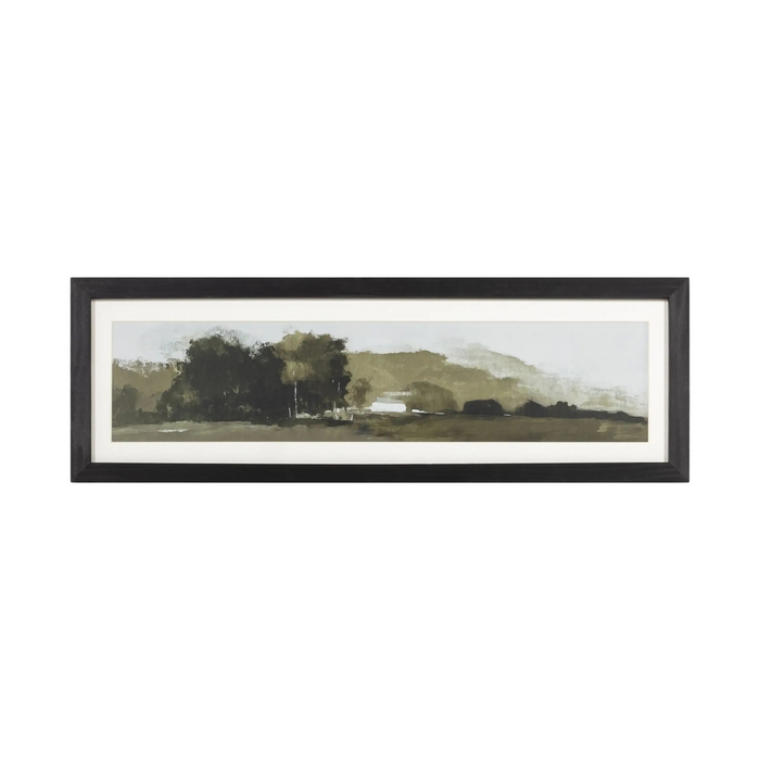 Highland Framed Print in Glass [24"W x 8"H]