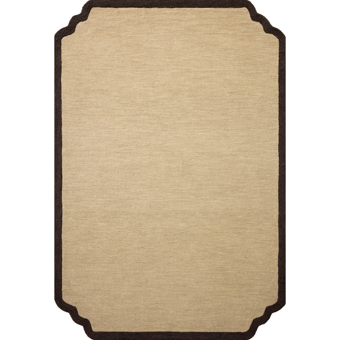 Emmeline (Chris Loves Julia × Loloi) EML-01 Rug [Linen/Espresso]
