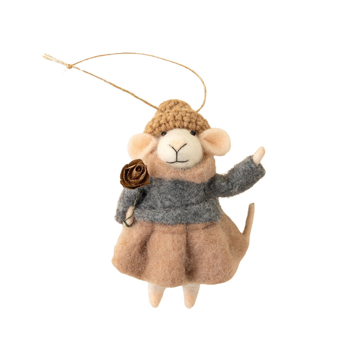 Mouse Ornament [Gilded Rose Greta]