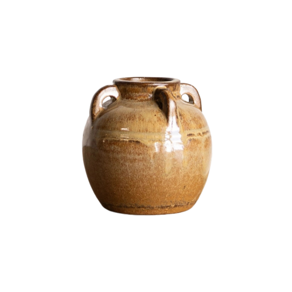 Cream Glazed 5" Vase