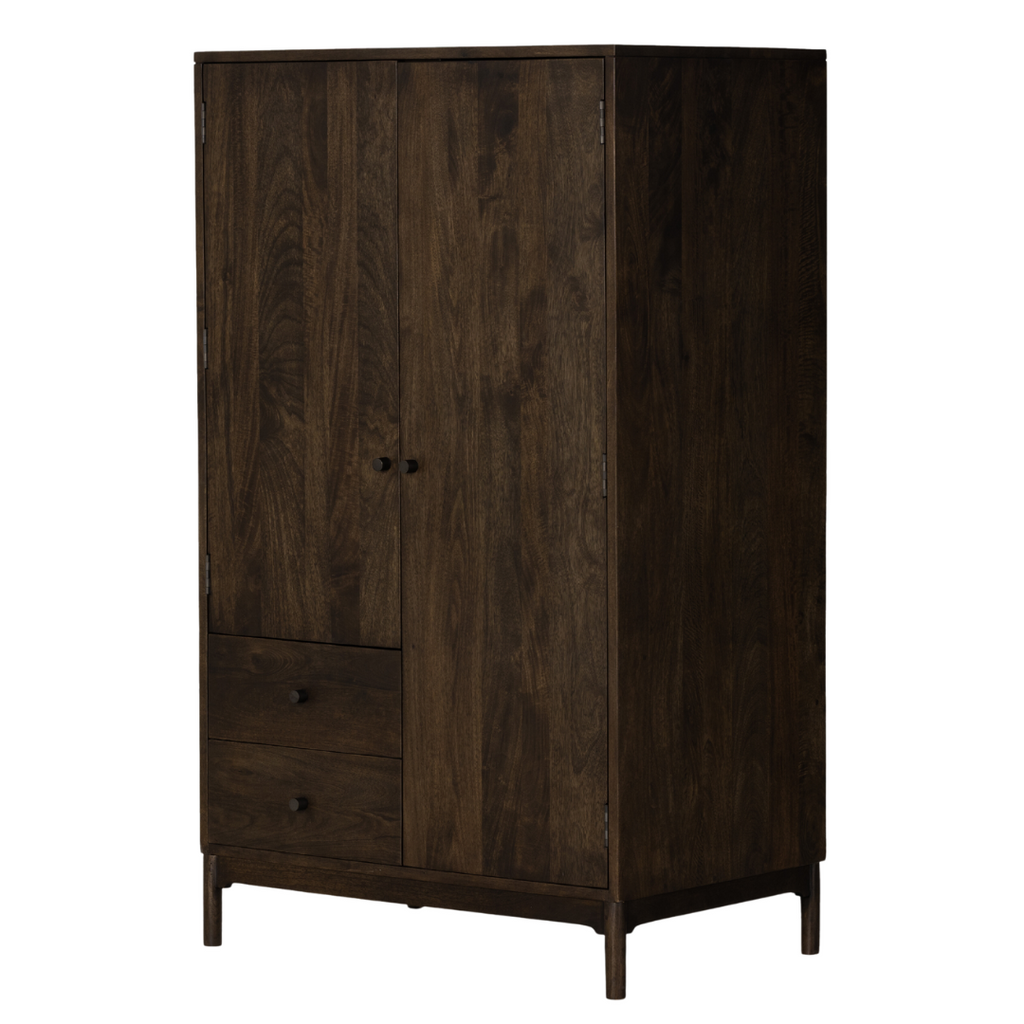 Odelia Armoire - Aged Brown
