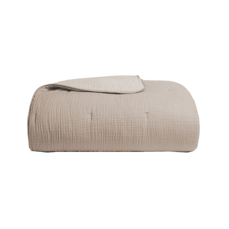 Mousseline Natural Throw [50" x 60"]