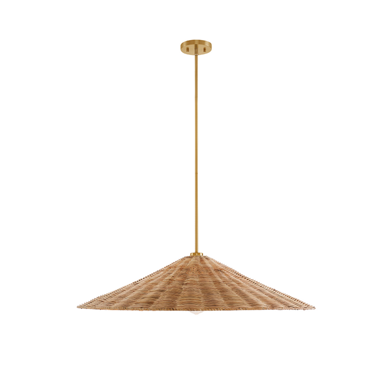 1-Light Rattan Pendant