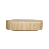 Elara Travertine Coffee Table