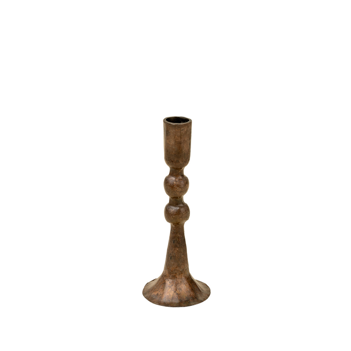 Caldera Forged Candlestick [Small - Rustic Brass]