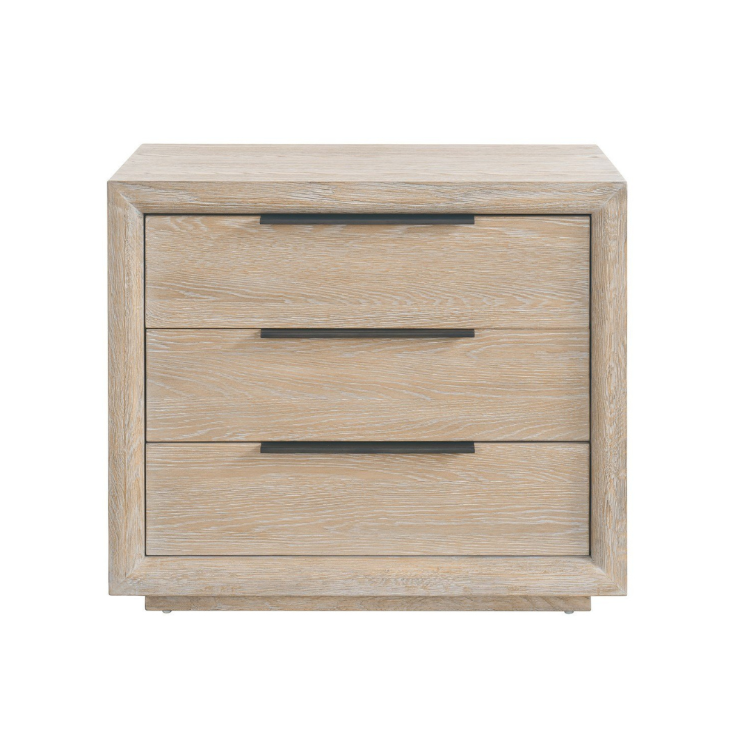Drift 3-Drawer Plinth Charging Nightstand