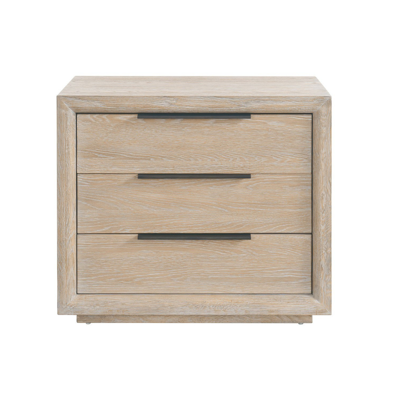 Drift 3-Drawer Plinth Charging Nightstand