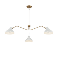 3-Light Angled Arm Pendant