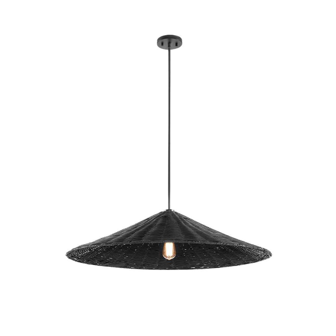 1-Light Rattan Pendant