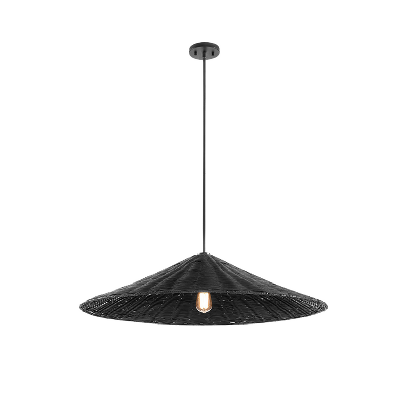 1-Light Rattan Pendant