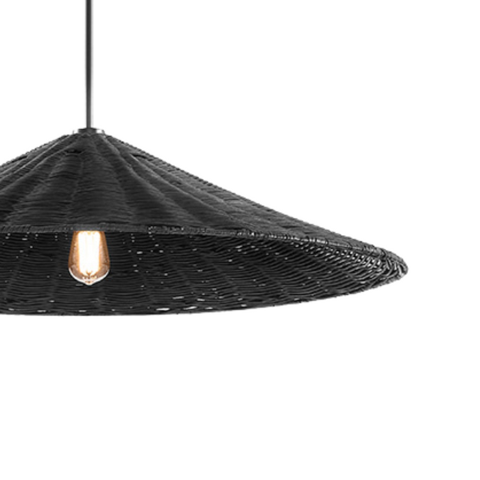 1-Light Rattan Pendant