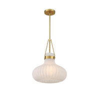 1-Light Strie Pendant