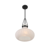 1-Light Strie Pendant