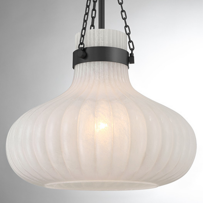 1-Light Strie Pendant