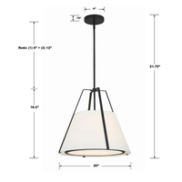 Fulton 3 Light Pendant