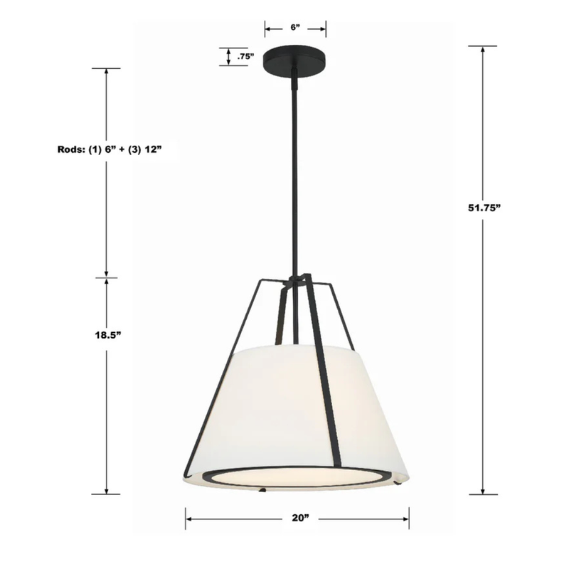 Fulton 3 Light Pendant