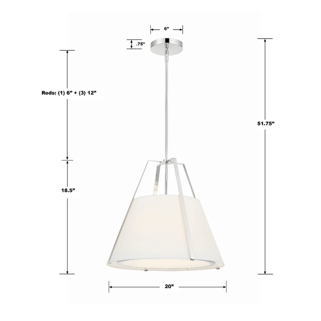 Fulton 3 Light Pendant