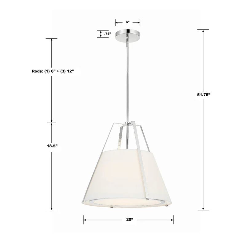 Fulton 3 Light Pendant