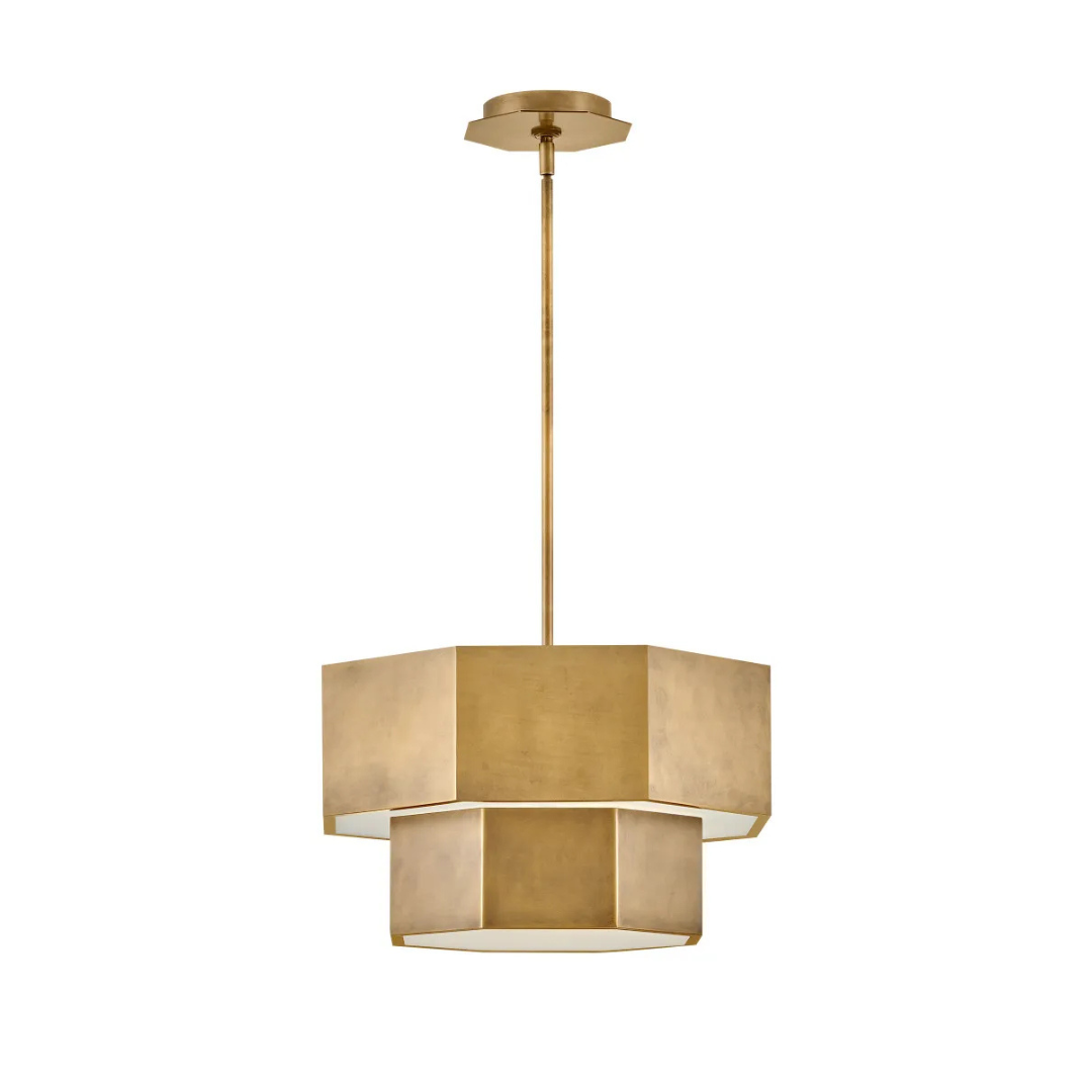 Facet 16.5" Convertible Flush Mount/Pendant