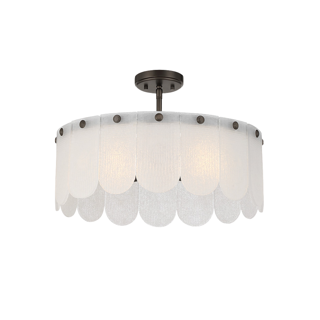 Ashton 20" Four Light Convertible Pendant/Semi Flush – Lane & Co.