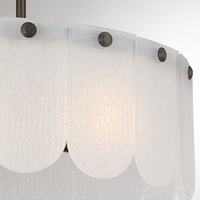 Ashton 20" Four Light Convertible Pendant/Semi Flush