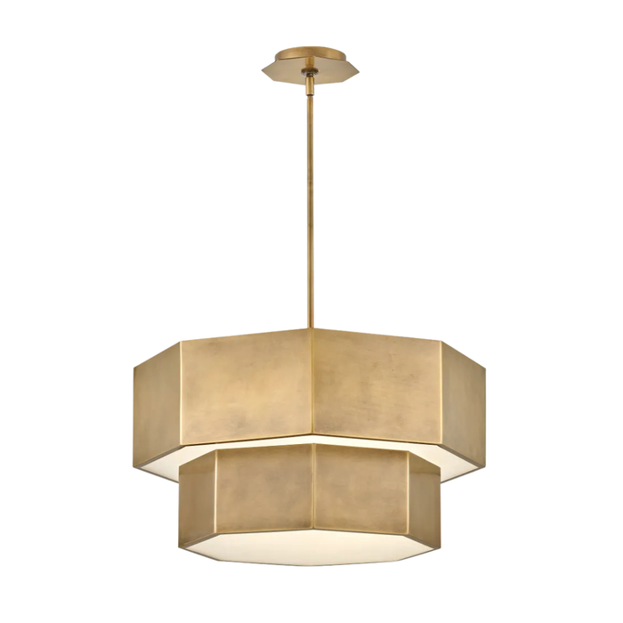 Facet 22" Convertible Semi-Flush/Chandelier