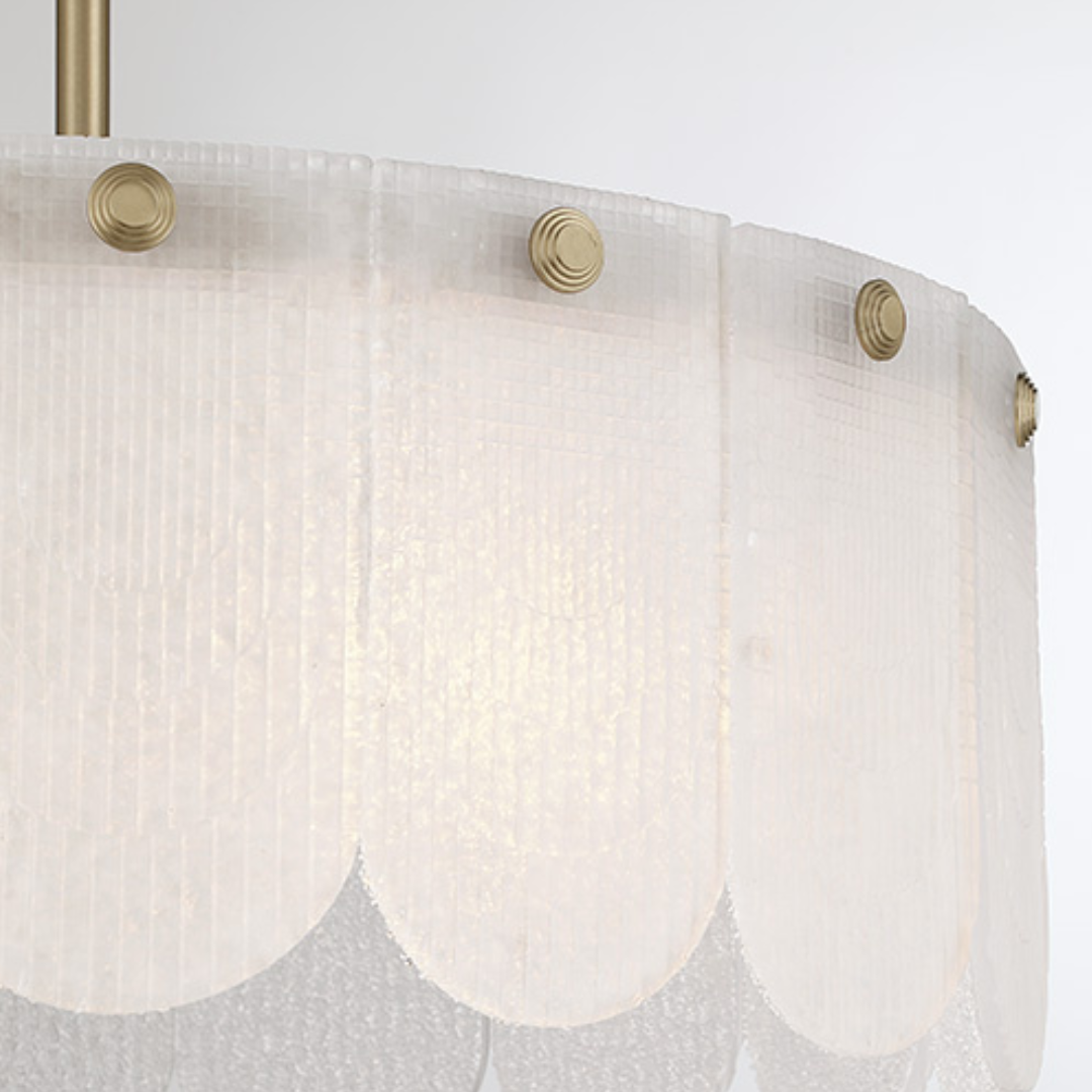 Ashton 20" Four Light Convertible Pendant/Semi Flush – Lane & Co.