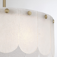 Ashton 20" Four Light Convertible Pendant/Semi Flush