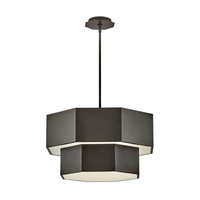 Facet 22" Convertible Semi-Flush/Chandelier