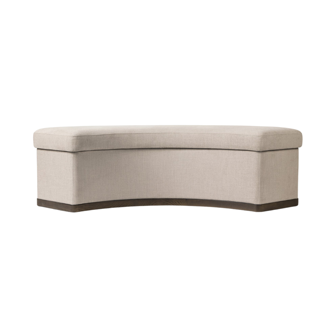 Cedric Curved Dining Bench