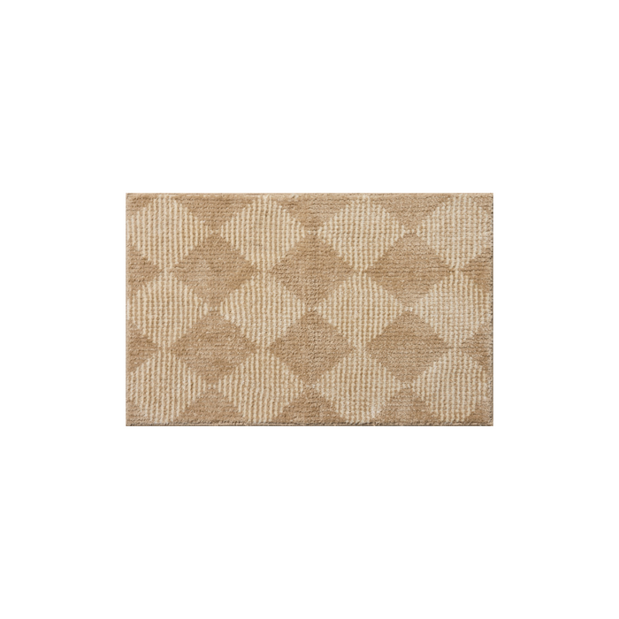 Lawrence (Chris Loves Julia × Loloi) LAW-01 Bath Mat [Sand/Ivory]