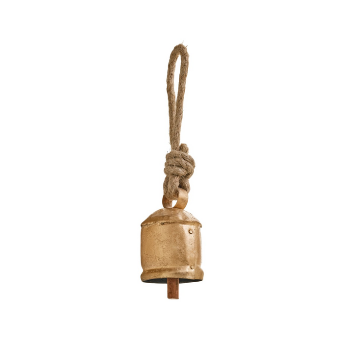 Gold Iron Bell Ornament