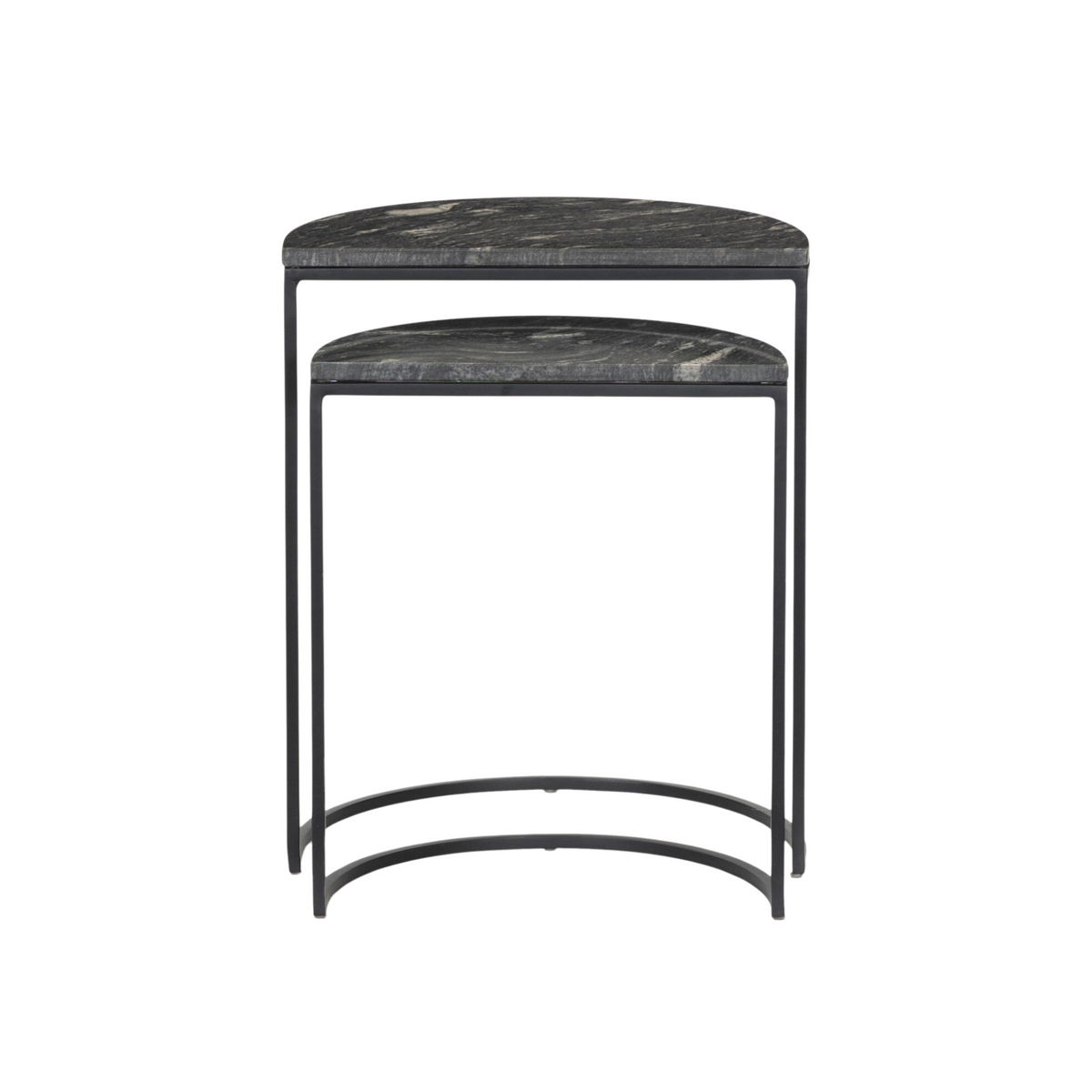 Ane Nesting Table Set [Black Marble]