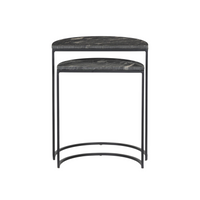 Ane Nesting Table Set [Black Marble]