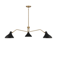3-Light Angled Arm Pendant