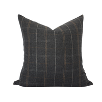 Glenton Dark Grey 20" Pillow Cover