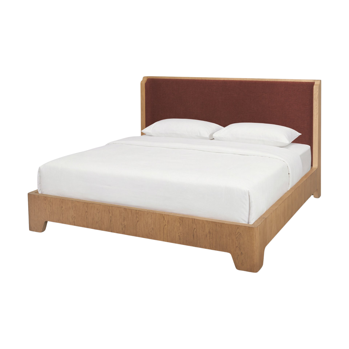 Holden Upholstered Bed [Burgundy]