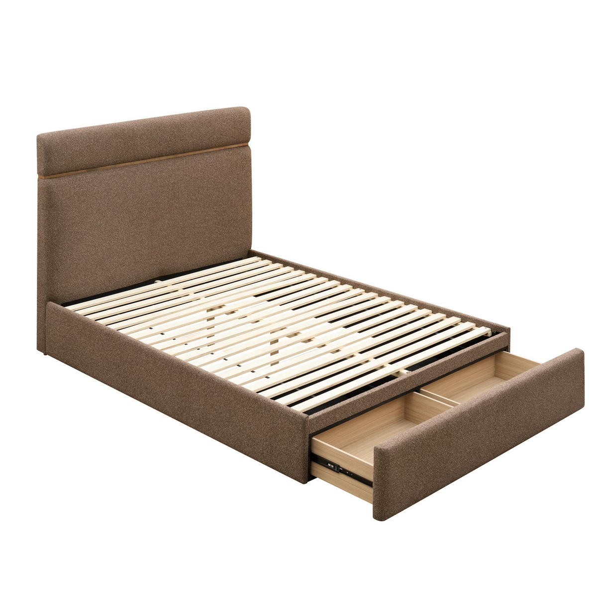 Aniza Queen Platform Bed [/w Drawer]
