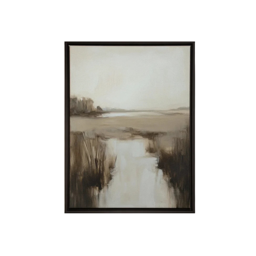 Misty Horizon [Artwork on Stretched Canvas]