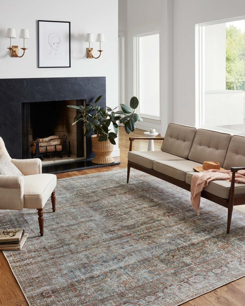 Lagoon/Brick Jules 05 CJ Rug