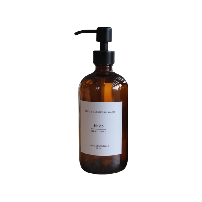 Reusable Amber Hand Soap Bottle