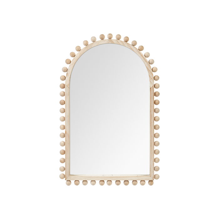 Leeds Arch Wood Mirror [23"W x 35"H]